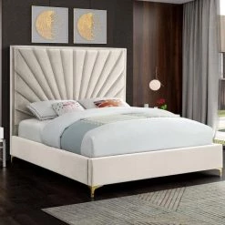 Meridian Furniture Eclipse Velvet Bed
