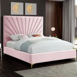Meridian Furniture Eclipse Velvet Bed