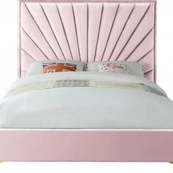 Meridian Furniture Eclipse Velvet Bed