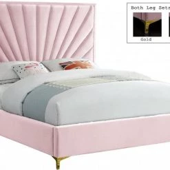 Meridian Furniture Eclipse Velvet Bed