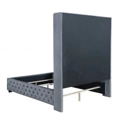 Coaster Rocori Wingback Tufted Bed Grey