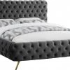 Meridian Furniture Delano Velvet Bed