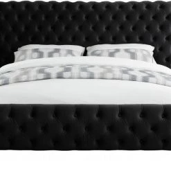 Meridian Furniture Delano Velvet Bed