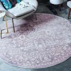 Uniqueloom Leila Classical Round Rug