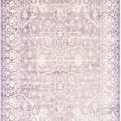 Uniqueloom Light New Classical Rectangle Rug Home Decor