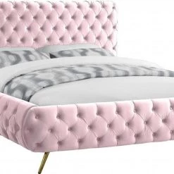 Meridian Furniture Delano Velvet Bed