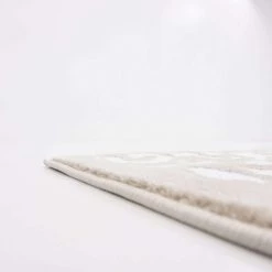 Uniqueloom Rushmore Rectangle Snow White Rug Home Decor