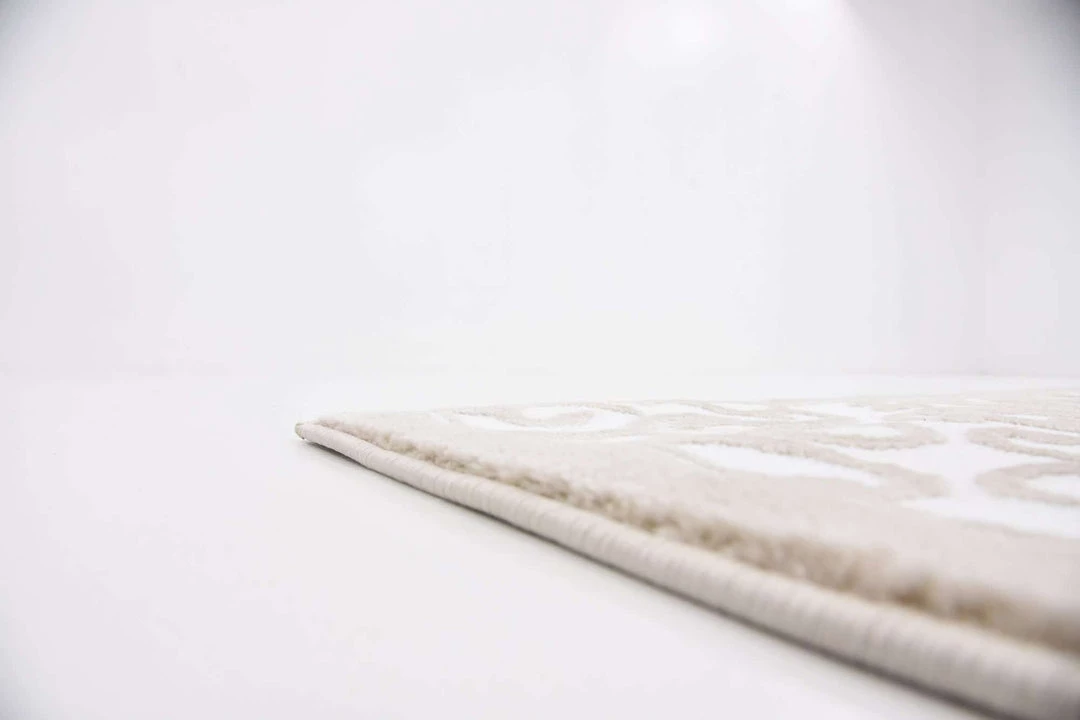 Uniqueloom Rushmore Rectangle Snow White Rug Home Decor