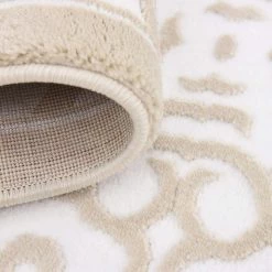 Uniqueloom Rushmore Rectangle Snow White Rug Home Decor