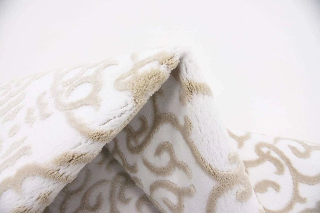 Uniqueloom Rushmore Rectangle Snow White Rug Home Decor