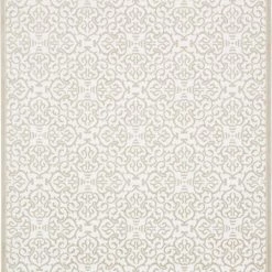 Uniqueloom Rushmore Rectangle Snow White Rug Home Decor