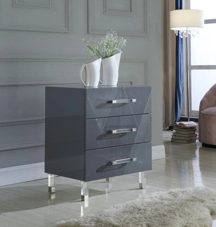 Meridian Furniture Anastasia Side Table Living Room