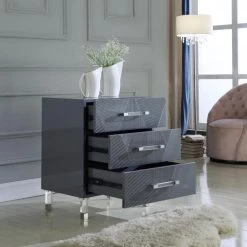 Meridian Furniture Anastasia Side Table Living Room