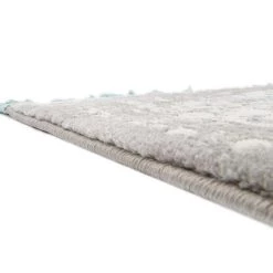 Uniqueloom Light Blue New Classical Square Rug