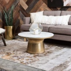 Uniqueloom Helios Ivory Beige Rug