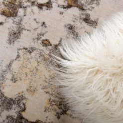 Uniqueloom Helios Ivory Beige Rug