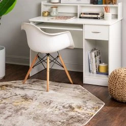 Uniqueloom Helios Ivory Beige Rug