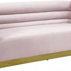 Meridian Furniture Bellini Velvet Sofa Living Room
