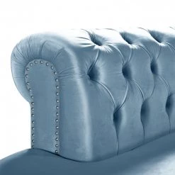 Meridian Furniture Anabella Modular 4 Piece Velvet Sectional Living Room