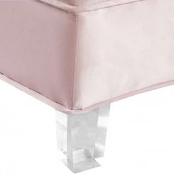 Meridian Furniture Anabella Modular 4 Piece Velvet Sectional Living Room