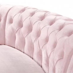 Meridian Furniture Anabella Modular 4 Piece Velvet Sectional Living Room