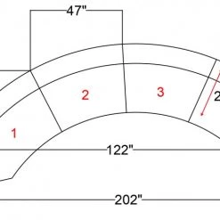 Meridian Furniture Anabella Modular 4 Piece Velvet Sectional Living Room
