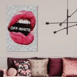Oliver Gal Home Decor Off Lips