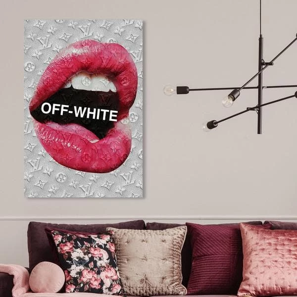 Oliver Gal Home Decor Off Lips