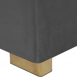 Meridian Furniture Living Room Presley 3 Piece Velvet Sectional