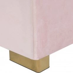 Meridian Furniture Living Room Presley 3 Piece Velvet Sectional