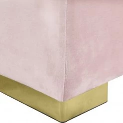 Meridian Furniture Living Room Presley 3 Piece Velvet Sectional