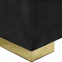 Meridian Furniture Living Room Presley 3 Piece Velvet Sectional