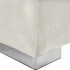 Meridian Furniture Living Room Presley 3 Piece Velvet Sectional