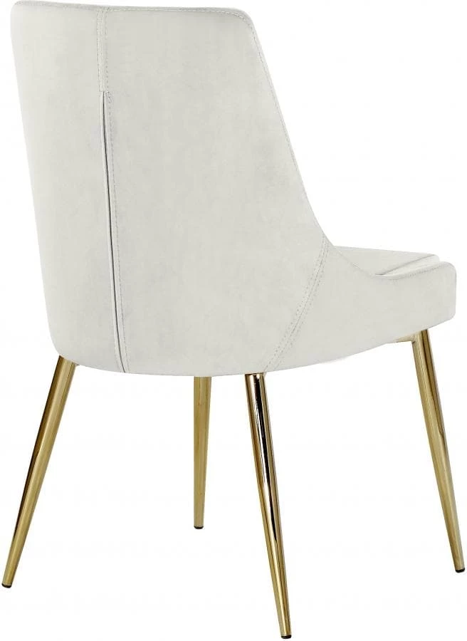 Meridian Furniture Karina Velvet Dining Chair Set Of 2