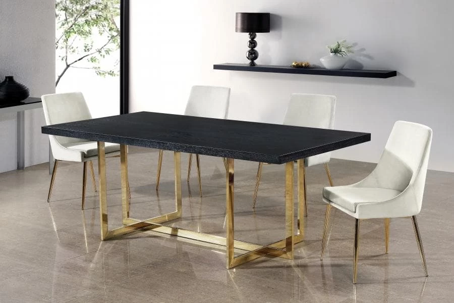 Meridian Furniture Karina Velvet Dining Chair Set Of 2