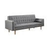 Coaster Luke Tufted Sofa Bed Grey