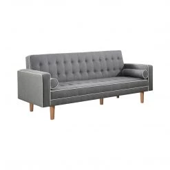 Coaster Luke Tufted Sofa Bed Grey