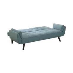 Coaster Living Room Cheyenne Biscuit-Tufted Sofa Bed Turquoise Blue