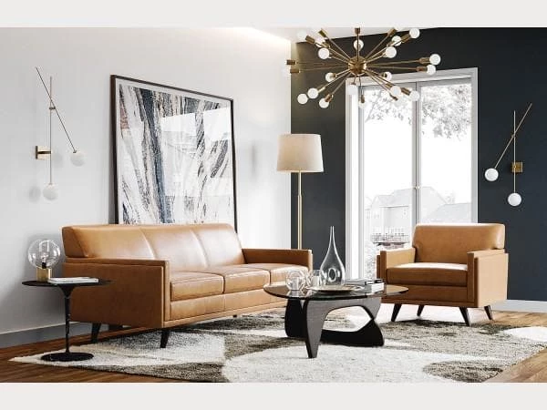 Living Room Moroni Milo Tan Sofa