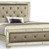Best Master Furniture Ava Mirrored Bed