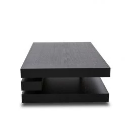 VIG Living Room Modrest Linden Modern Oak Coffee Table By Hollywood Glam
