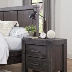 Modus Furniture Meadow Graphite Nightstand