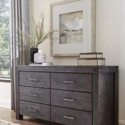 Modus Furniture Bedroom Meadow Graphite Dresser