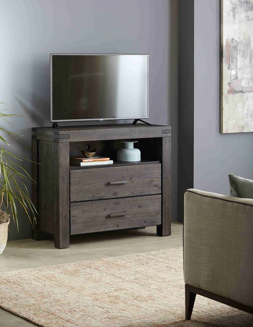 Modus Furniture Meadow Media Chest Graphite