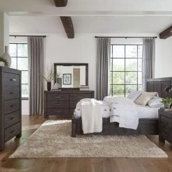 Modus Furniture Meadow Storage Bed Graphite Beds & Headboards