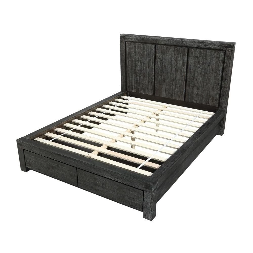 Modus Furniture Meadow Storage Bed Graphite Beds & Headboards