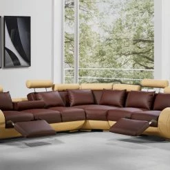 VIG Divani Casa 4087 - Modern Bonded Leather Sectional Sofa
