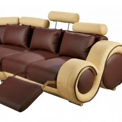 VIG Divani Casa 4087 - Modern Bonded Leather Sectional Sofa