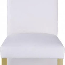 Meridian Furniture Dining Room Porsha Faux Leather Dining Chair Set Of 2