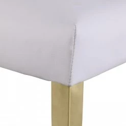 Meridian Furniture Dining Room Porsha Faux Leather Dining Chair Set Of 2